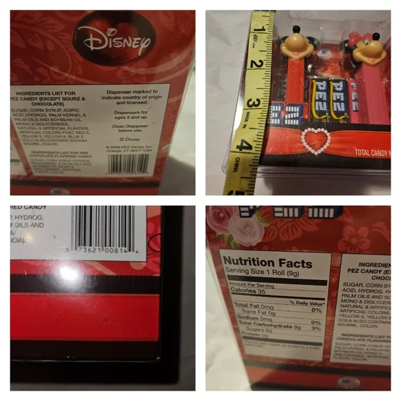 Disney Mickey & Minnie Mouse Pez Dispensers 2009 NEW - Picture 8 of 8